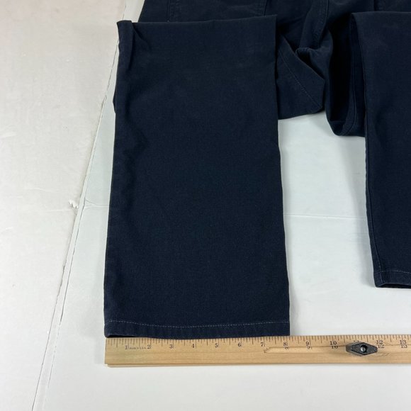 Adriano Goldschmied Pants 40 x 32* Everett Slim Straight Leg Dark Blue Chinos - Picture 12 of 16